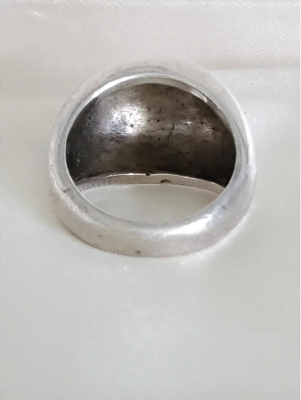 Vintage Sterling Silver Chunky Dome Ring